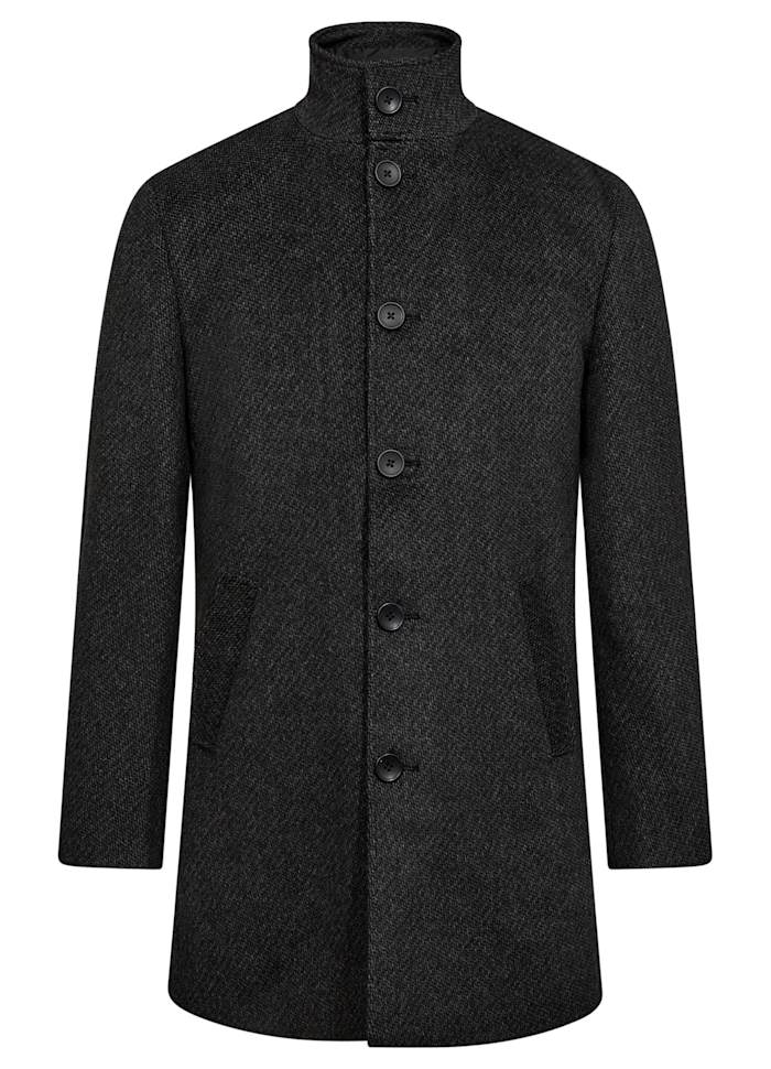 Bruun & Stengade Overtøj 2502-11004-dark-grey_S - Bygholm Menswear